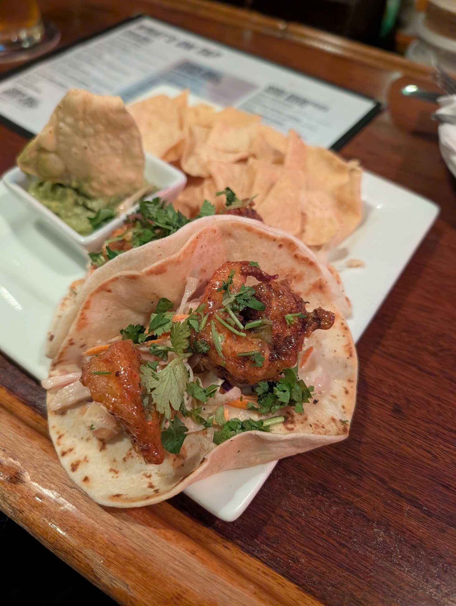 Shrimp tacos