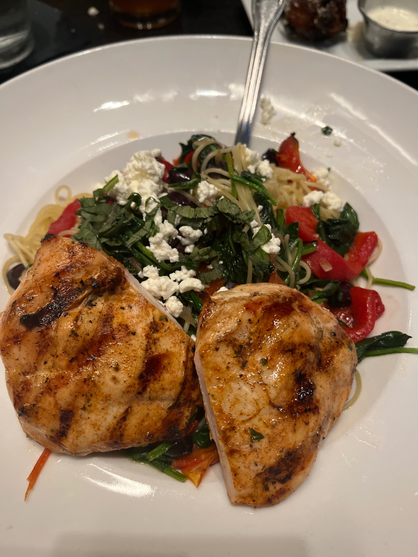 Mediterranean Angel Hair Pasta